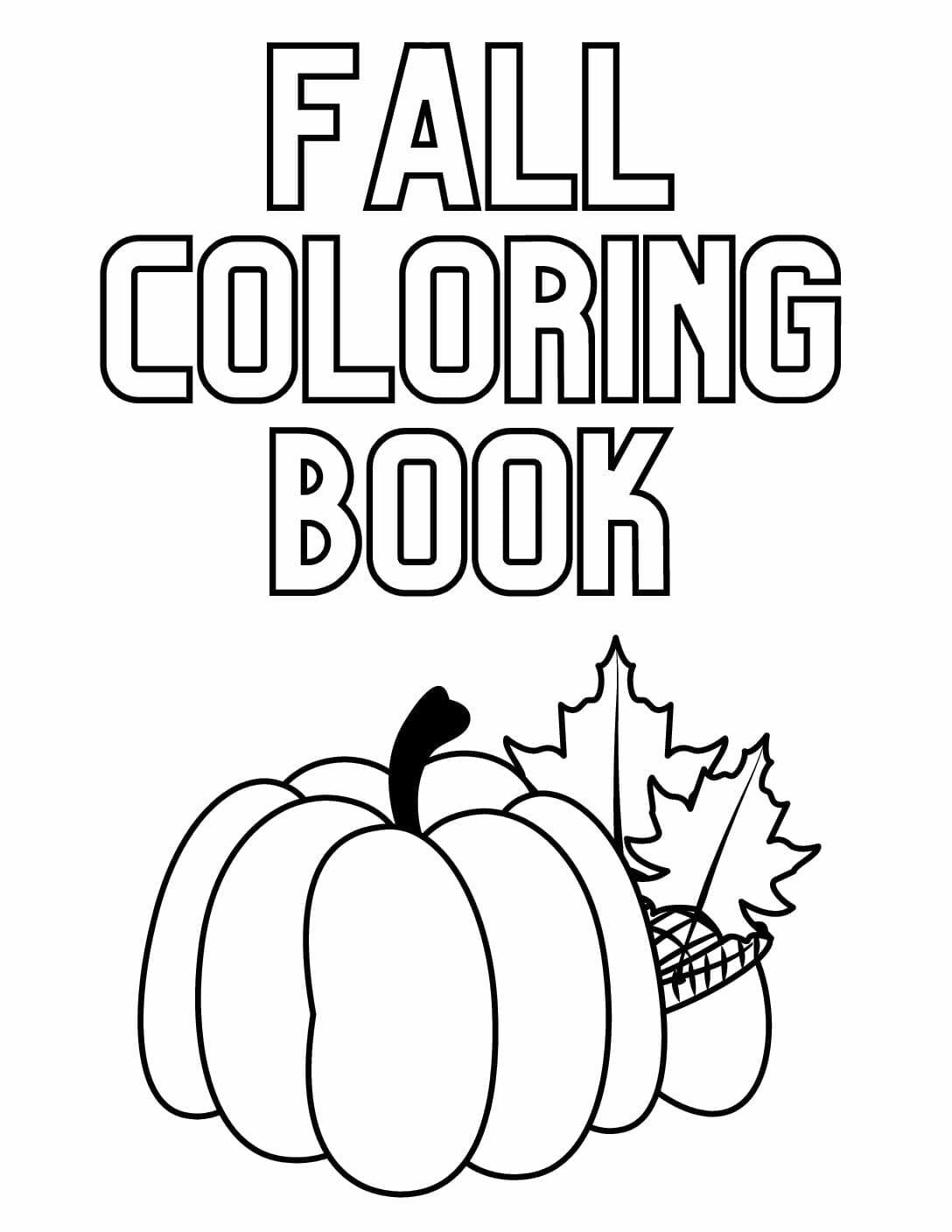 Fall Coloring Book
